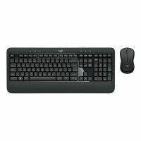 Teclado e Mouse Logitech MK540, Sem Fio, USB Unifying, Ergonomico, ABNT2, Cinza - 920-008674