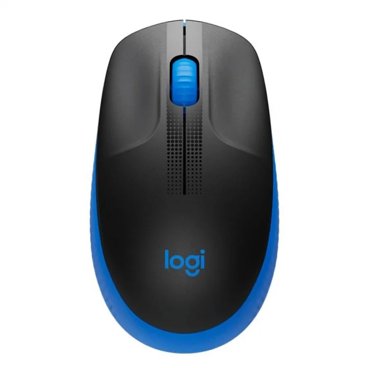 Mouse Sem Fio Logitech M190, Bluetooth, USB, Azul - 910-005903