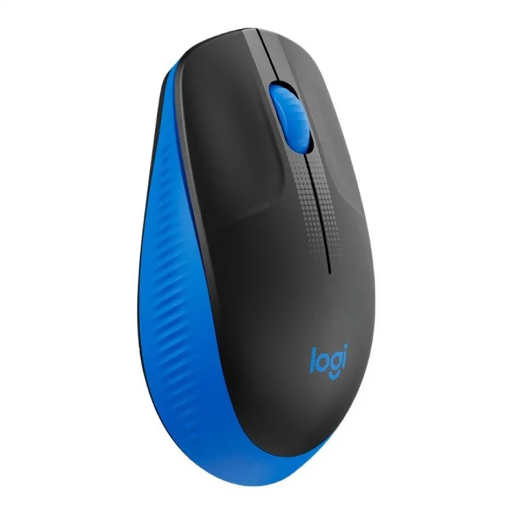 Mouse Sem Fio Logitech M190, Bluetooth, USB, Azul - 910-005903
