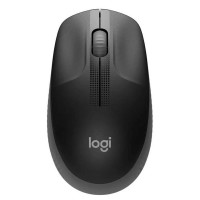 Mouse Sem Fio Logitech M190, Bluetooth, USB, Preto e Cinza - 910-005902