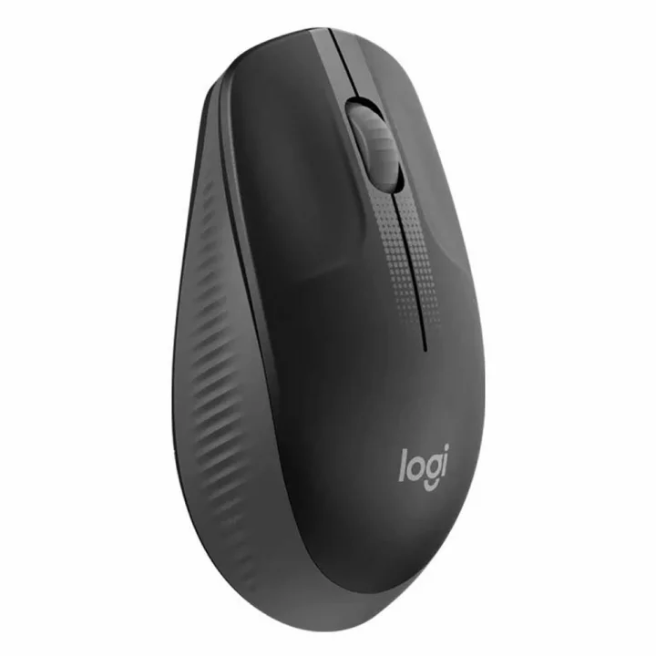 Mouse Sem Fio Logitech M190, Bluetooth, USB, Preto e Cinza - 910-005902