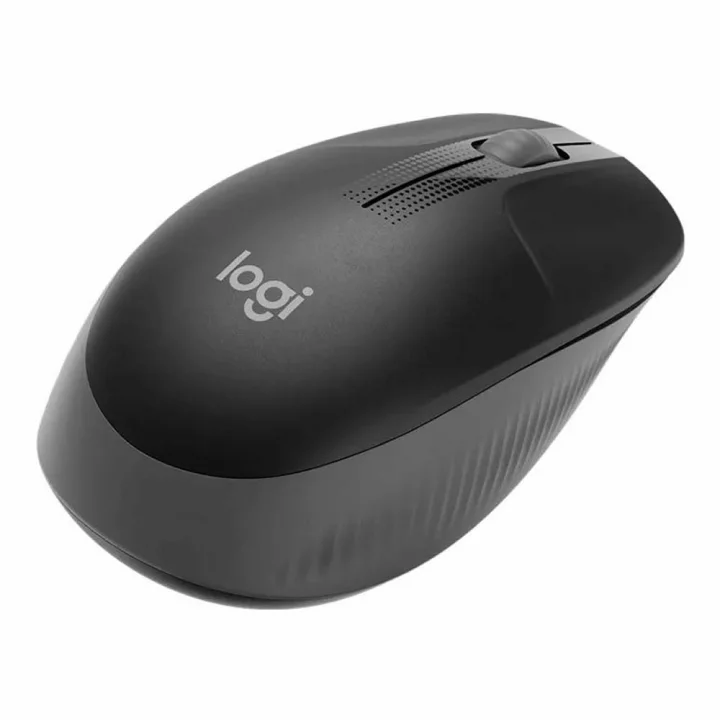 Mouse Sem Fio Logitech M190, Bluetooth, USB, Preto e Cinza - 910-005902