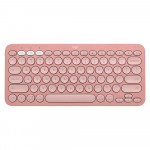 Teclado Sem Fio Logitech Pebble Keys 2 K380S, Bluetooth, ABNT2, Rosa - 920-011791