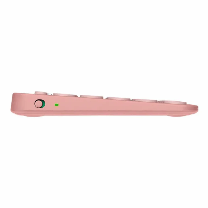 Teclado Sem Fio Logitech Pebble Keys 2 K380S, Bluetooth, ABNT2, Rosa - 920-011791