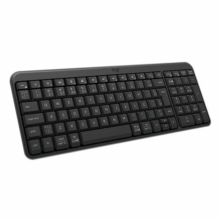 Teclado Sem Fio Logitech K250, Bluetooth, ABNT2, Grafite - 920-013448
