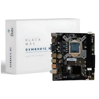 Placa Mãe Duex DXMBH81G M2, Intel LGA 1150, DDR3, M.2, Para Intel 4ª Geração, USB 3.0, HDMI/VGA - DXMBH81G M2