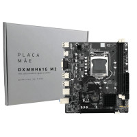 Placa Mãe Duex DXMBH61G M2, Intel LGA 1155, DDR3, M.2, USB 2.0, VGA HDMI - DXMBH61G M2