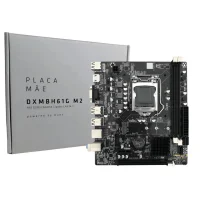 Placa Mãe Duex DXMBH61G M2, Intel LGA 1155, DDR3, M.2, USB 2.0, VGA HDMI - DXMBH61G M2