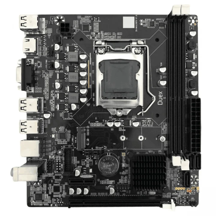 Placa Mãe Duex DXMBH61G M2, Intel LGA 1155, DDR3, M.2, USB 2.0, VGA HDMI - DXMBH61G M2