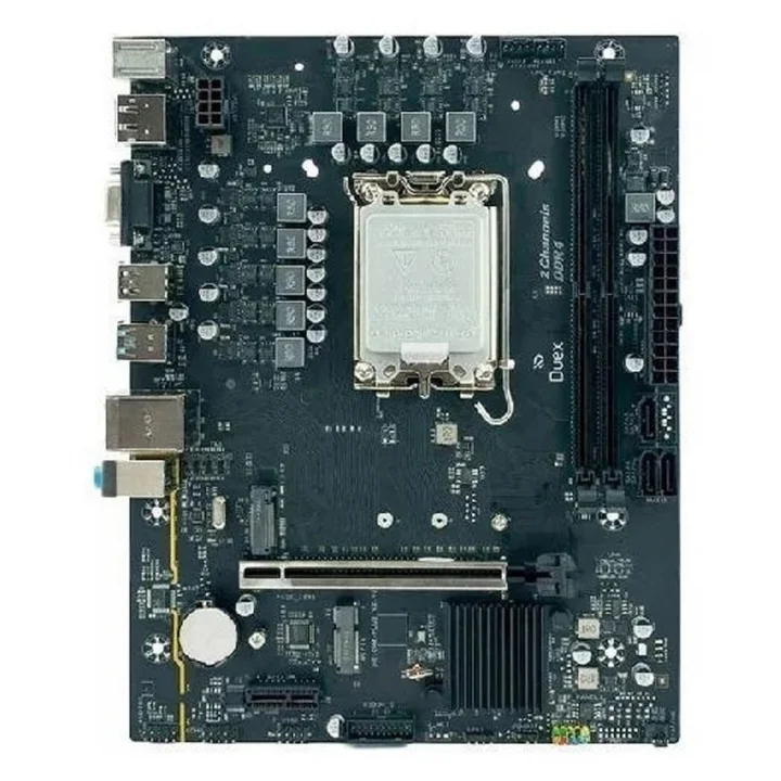 Placa Mãe Duex DXMBH610G M2, Chipset H610, Intel LGA 1700, DDR4, M.2, mATX, HDMI/VGA/DP - DXMBH610G M2