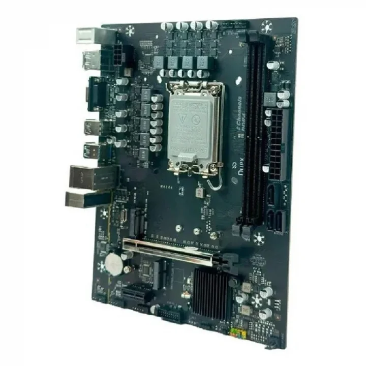 Placa Mãe Duex DXMBH610G M2, Chipset H610, Intel LGA 1700, DDR4, M.2, mATX, HDMI/VGA/DP - DXMBH610G M2