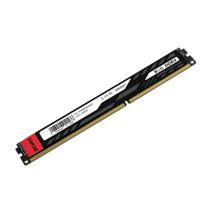 Memória PCYes, 8GB, 1600MHz, DDR3, CL11, Preto - PM081600D3