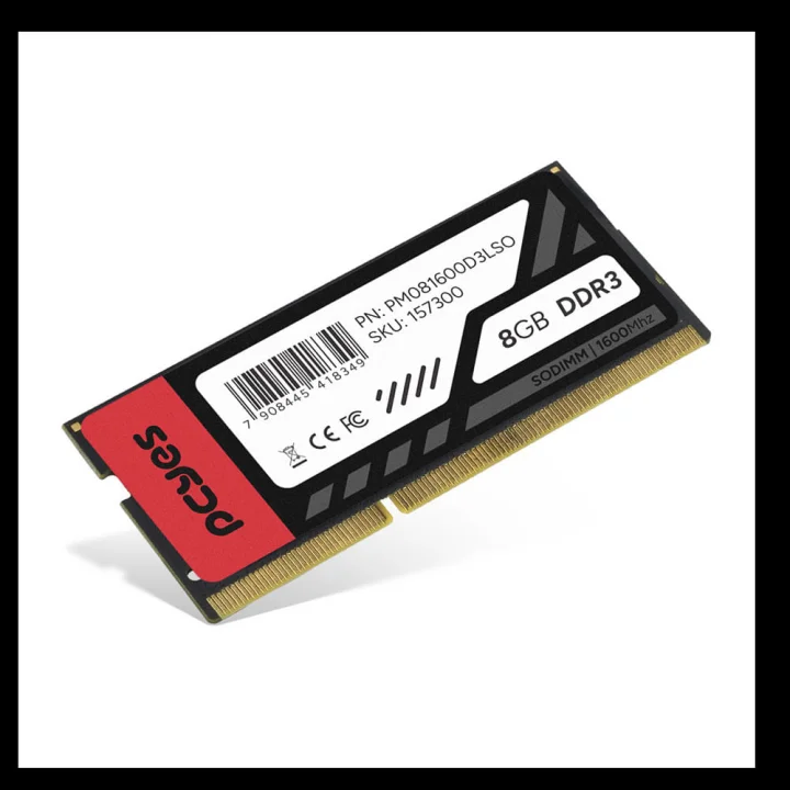 Memória Para Notebook PCYes, 8GB, 1600MHz, DDR3, CL11, Preto - PM081600D3LSO