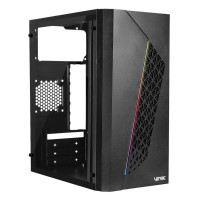 Gabinete Gamer Vinik Beam, Mid Tower, Sem Fan, Lateral Em Acrilico, Preto - GGBACBK