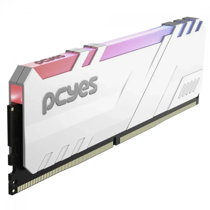 Memória Gamer PCYes, RGB, 16GB, 5600MHz, DDR5, Branco - PM165600D5WR