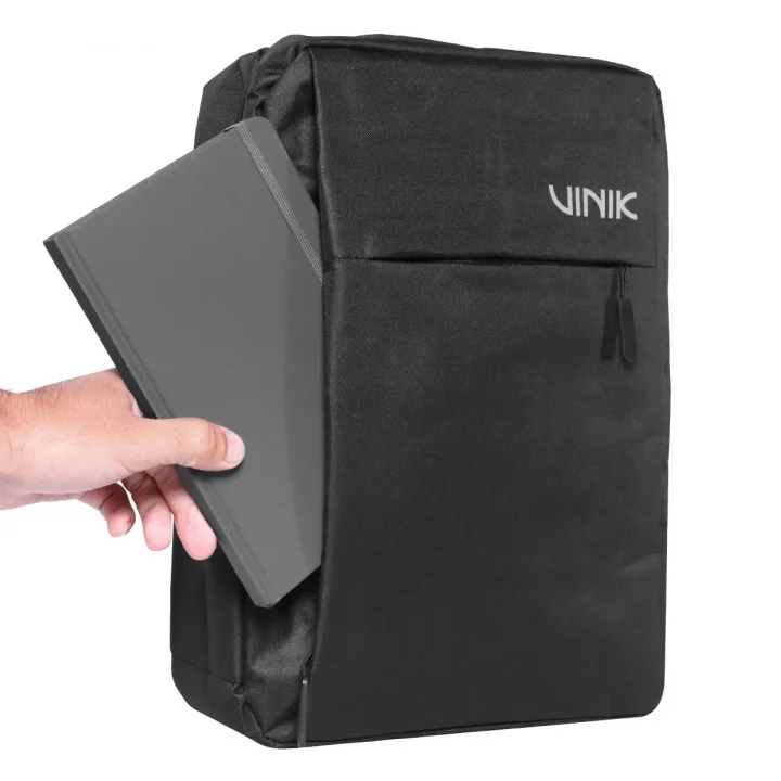 Mochila Para Notebook Até 15.6" Vinik, Slim, Preto - VKBAG010