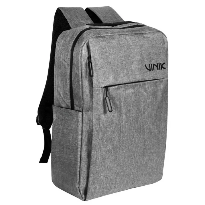Mochila Para Notebook Até 15.6" Vinik, Slim, Cinza - VKBAG011