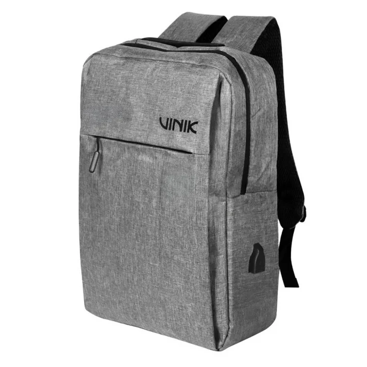 Mochila Para Notebook Até 15.6" Vinik, Slim, Cinza - VKBAG011