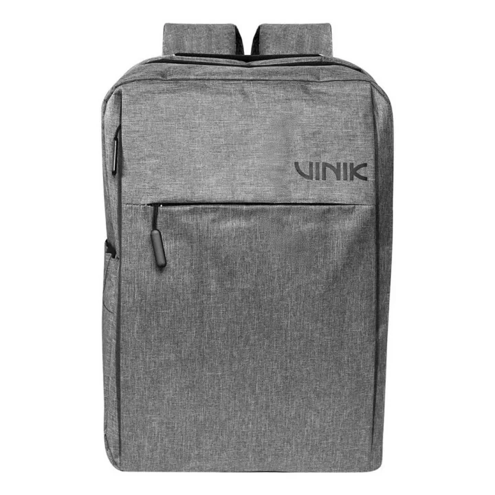 Mochila Para Notebook Até 15.6" Vinik, Slim, Cinza - VKBAG011