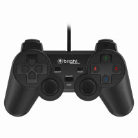 Controle Joystick Bright Para PC, USB 2.0, Preto - JS001