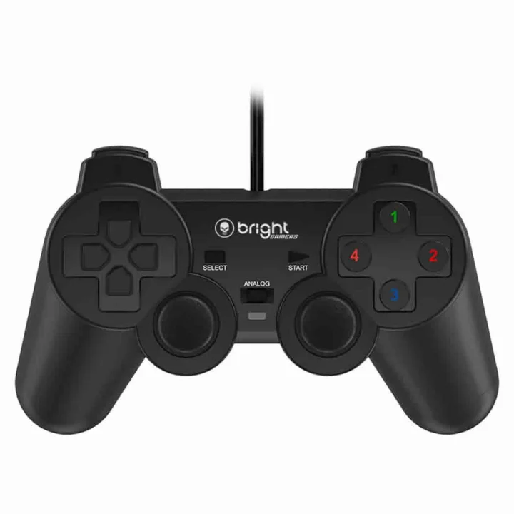 Controle Joystick Bright Para PC, USB 2.0, Preto - JS001