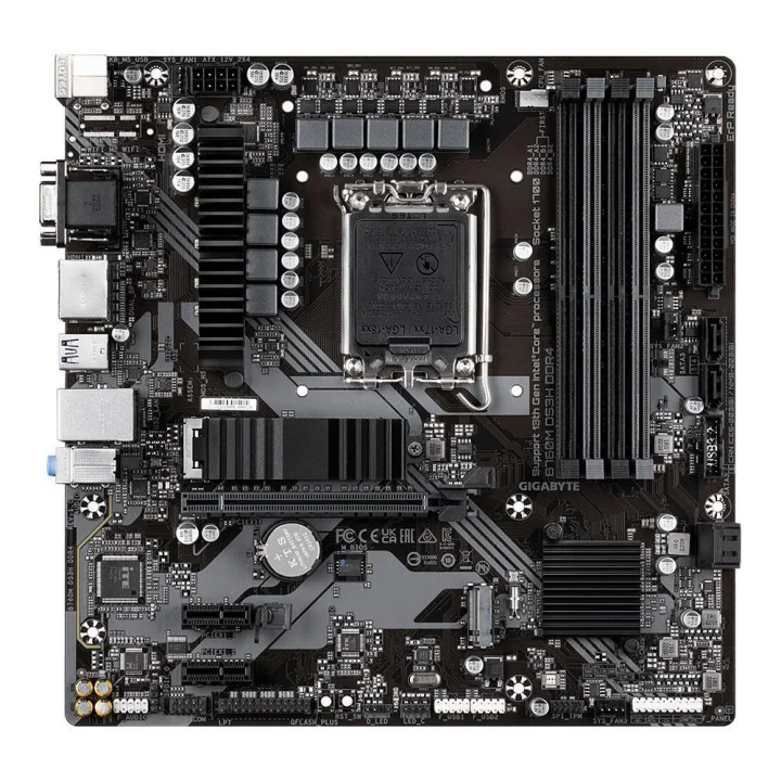 Placa Mãe Gigabyte B760M DS3H DDR4, Intel LGA 1700, mATX, DDR4, M.2 NVME - B760M DS3H DDR4