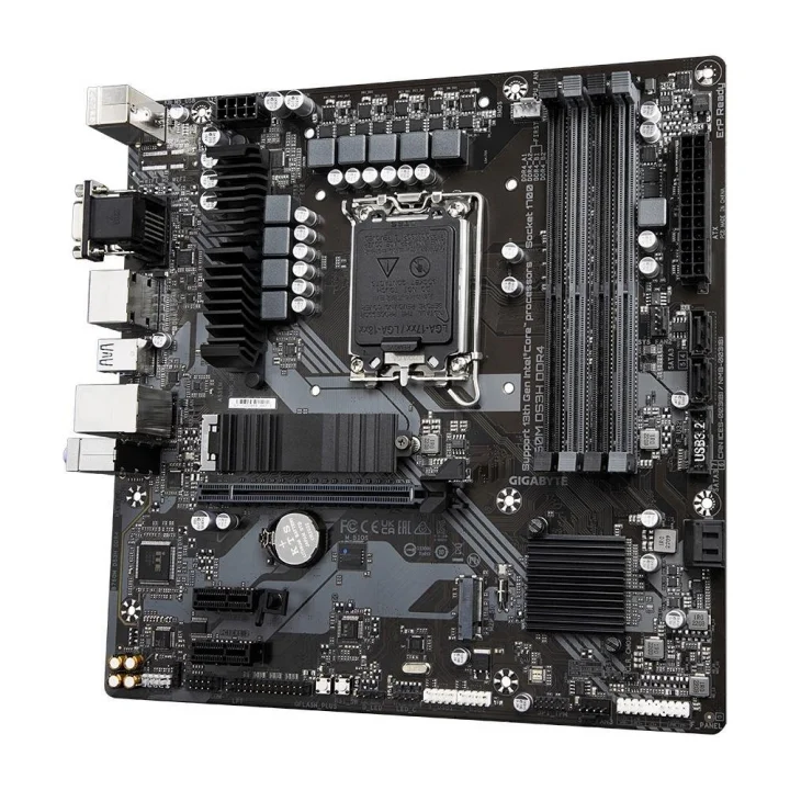 Placa Mãe Gigabyte B760M DS3H DDR4, Intel LGA 1700, mATX, DDR4, M.2 NVME - B760M DS3H DDR4