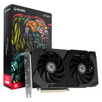 Placa De Vídeo PCYes RX 7600, AMD Radeon 8GB, GDDR6, 128Bit, Dual-fan, Projeto Edge, 2x DP 2x HDMI - PVR760008GBPEDFV02
