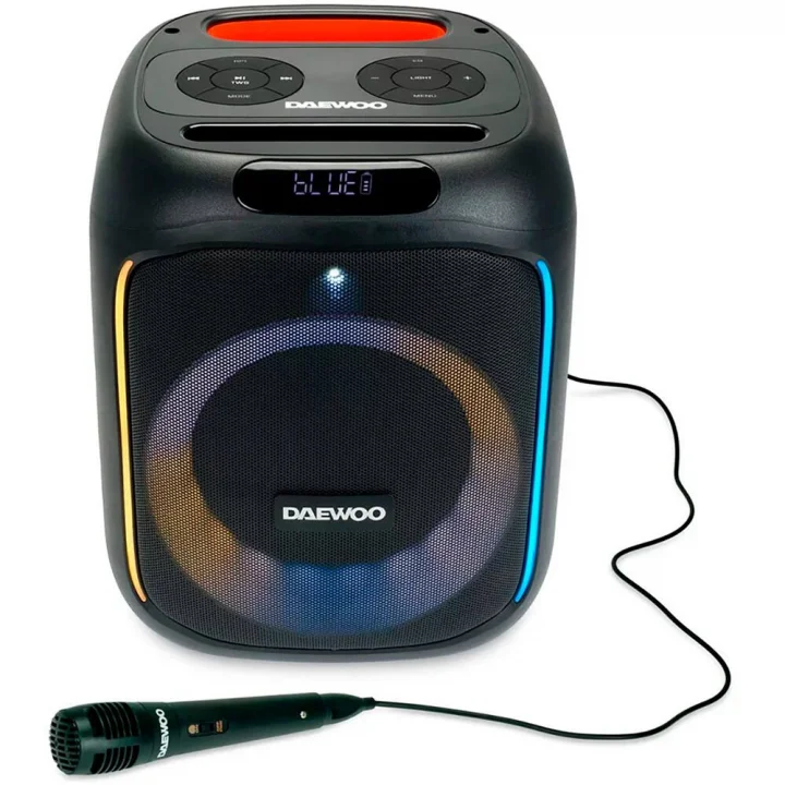 Caixa de Som Portátil Daewoo, Powerbox 400, Bluetooth 5.0, 90W RMS, Preto - DW621
