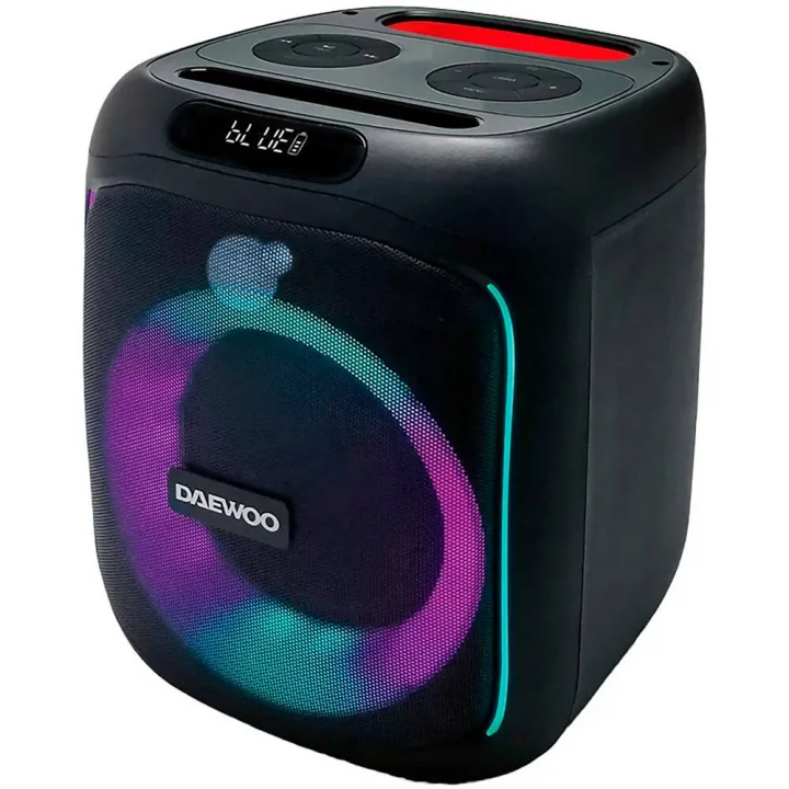 Caixa de Som Portátil Daewoo, Powerbox 400, Bluetooth 5.0, 90W RMS, Preto - DW621