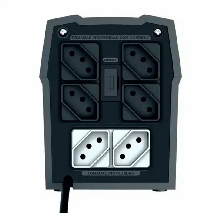 Nobreak TS Shara, Mini 600VA, 12V, 5AH, 6T, Entrada Biv. Auto, Saida 115V, Preto - 4568