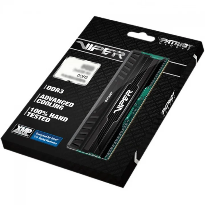 Memória Patriot Viper 3, 8GB, 1600MHz, DDR3, CL10, Preto - PV38G160C0