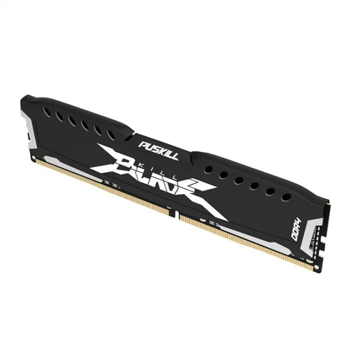Memória Puskill, 8GB, DDR4, 3200MHz, CL16, Preto - PSK-D4D16M3200B-8GB