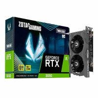 Placa de Vídeo Zotac GeForce RTX 3050 Twin Edge OC, 6GB, GDDR6, 96 Bits, 3x DP 1x HDMI - ZT-A30510H-10A-NAC