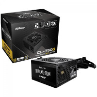 Fonte ASRock Challenger, 750W, 80 Plus Gold, ATX 3.1, PCIe 5.1, PFC Ativo, Preto - CL-750G